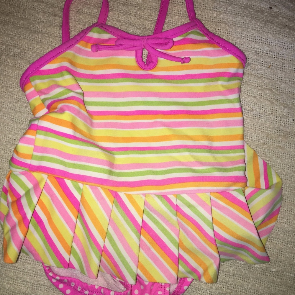 Multicolored baby bathing suit